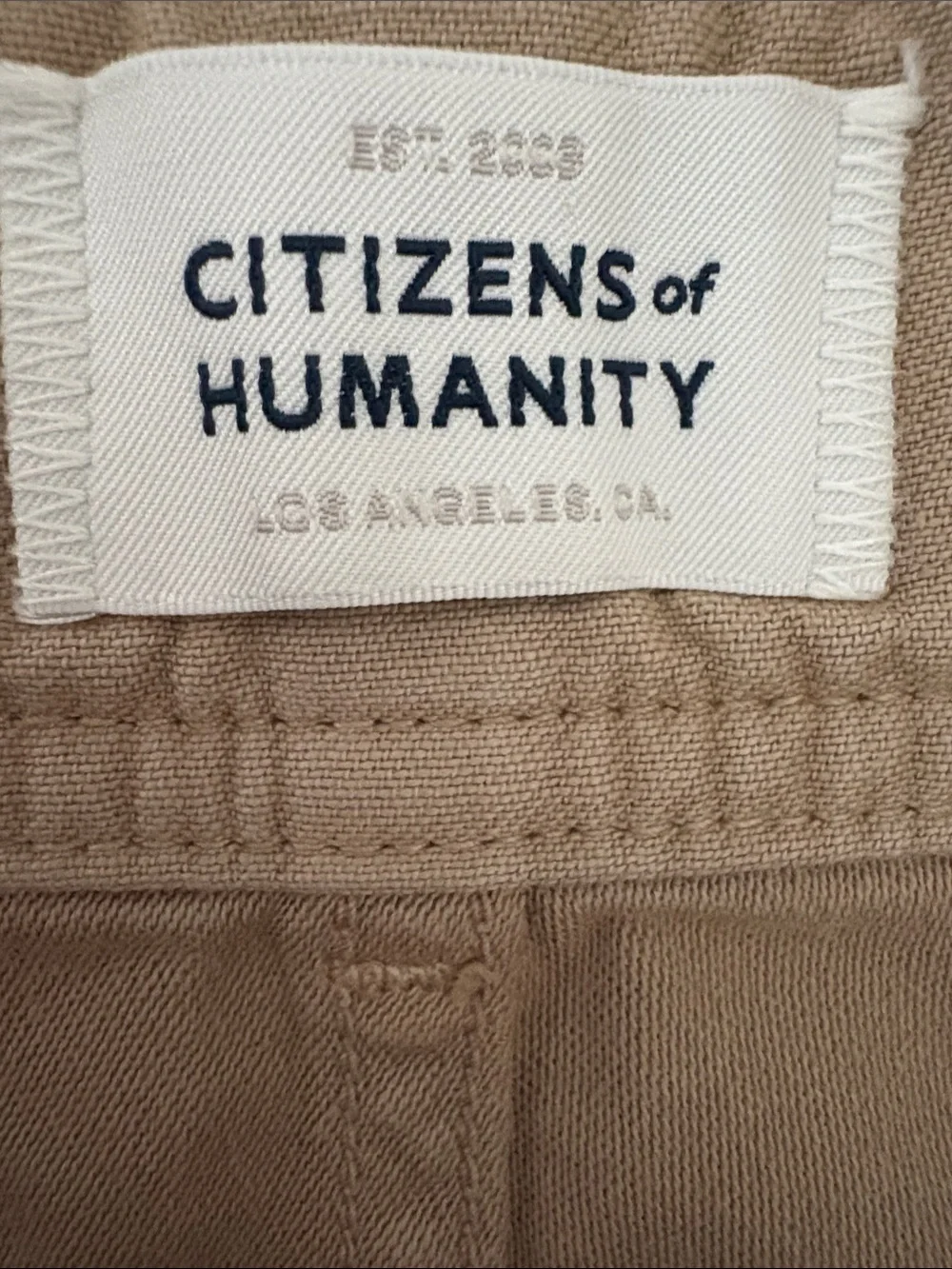 Citizens Of Humanity Tan Utility Ankle Pants - Picture 2 of 7